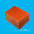 Isolierende orange doppelseitige mattierte Bakelitplatte